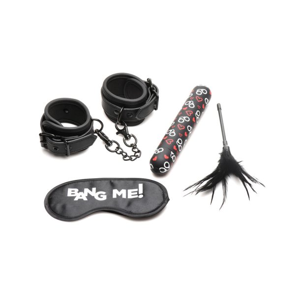 BANG! Bondage Kit XL Bullet, Cuffs, Tickler, and Blindfold - Image 2