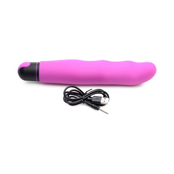 BANG! XL Bullet & Wavy Silicone Sleeve Purple - Image 8