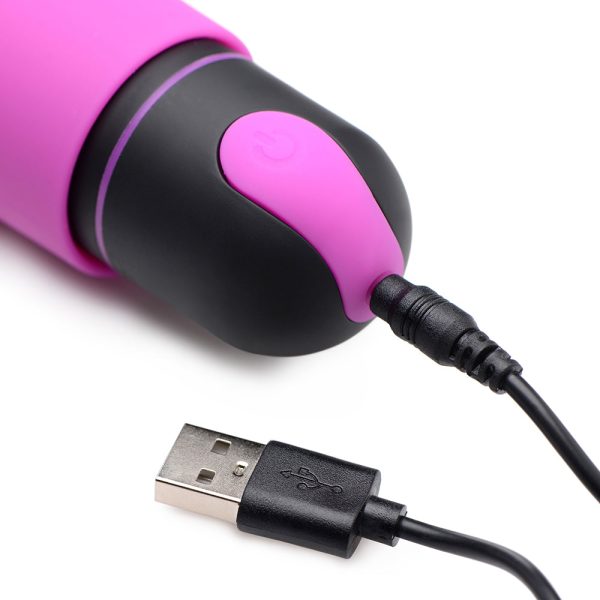 BANG! XL Bullet & Wavy Silicone Sleeve Purple - Image 9