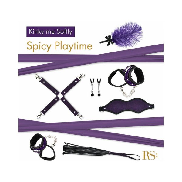 Rianne S Kinky Me Softly Bondage Kit Purple - Image 3