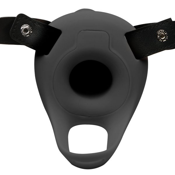 Size Matters Realistic Silicone Penis Sheath Black - Image 3