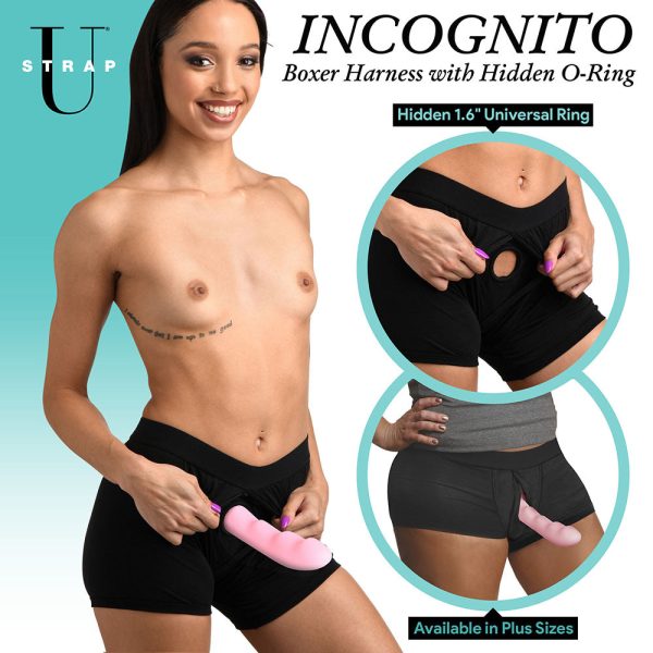 Strap U Incognito Boxer Harness with Hidden O-Ring 2XL - Image 7