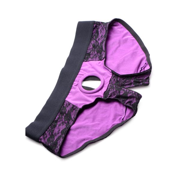 Strap U Lace Envy Pegging Set Purple/Black - Image 3