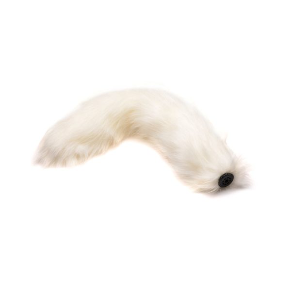 Tailz Snap-On Interchangeable White Fox Tail (Plug not included) - Image 2