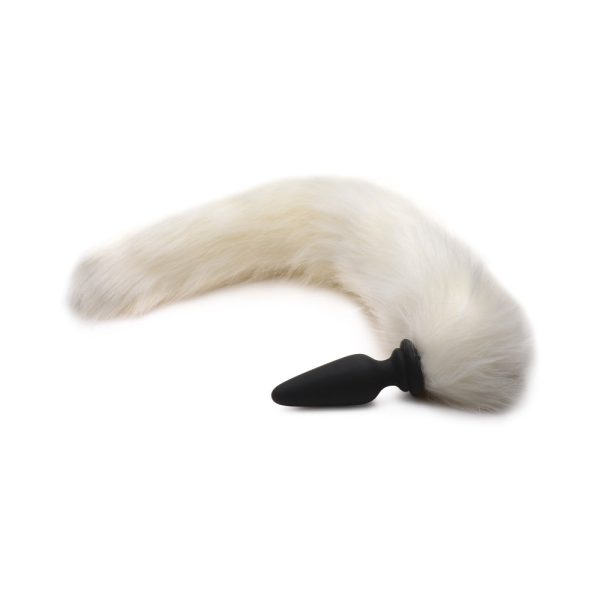 Tailz Snap-On Interchangeable White Fox Tail (Plug not included) - Image 3
