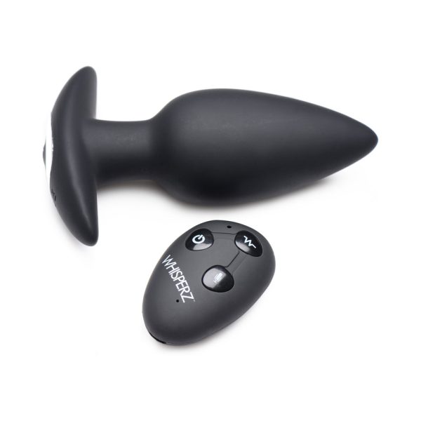 Whisperz Voice Activated 10X Vibrating Butt Plug with Remote - Image 7