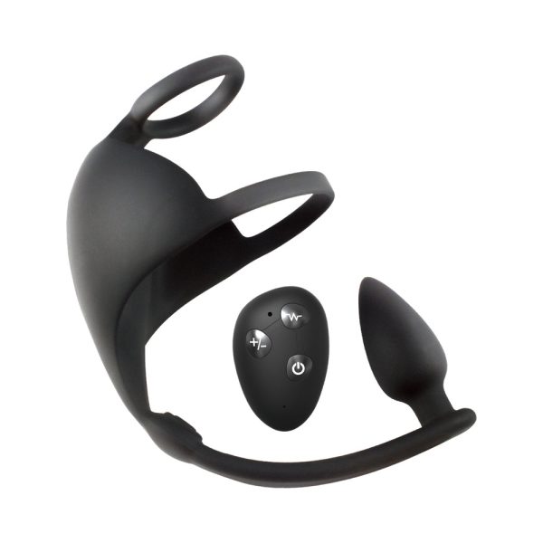 Magic Remote Scrotum Massager Plug Black - Image 2