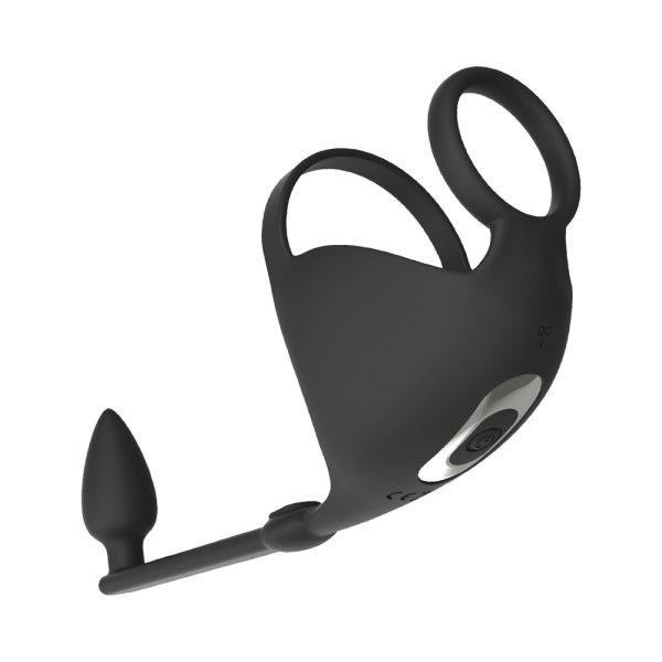 Magic Remote Scrotum Massager Plug Black - Image 3