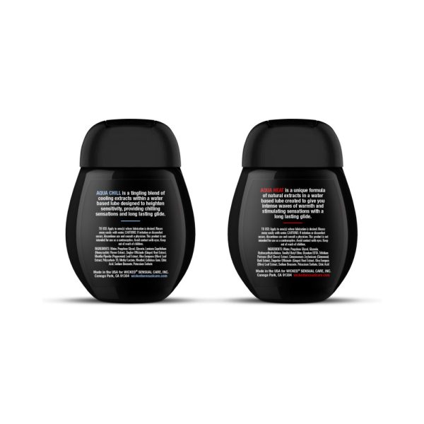 Wicked Sensual Care Sensation Kit Cooling and Warming Intimate Lubricants 1.5 oz. - Image 3