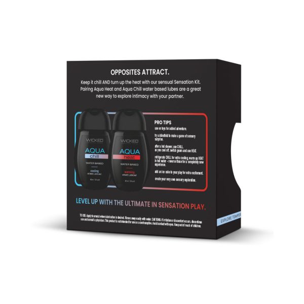 Wicked Sensual Care Sensation Kit Cooling and Warming Intimate Lubricants 1.5 oz. - Image 4