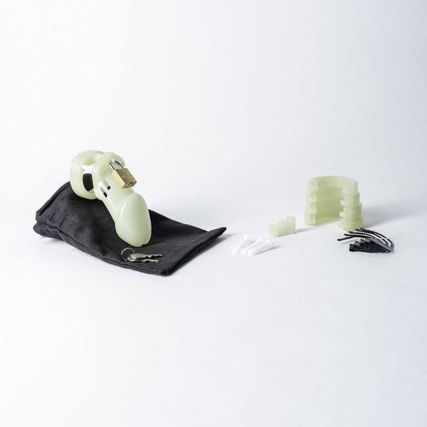 CB-6000 Glow-in-the-Dark Chastity Cage Kit - Image 5