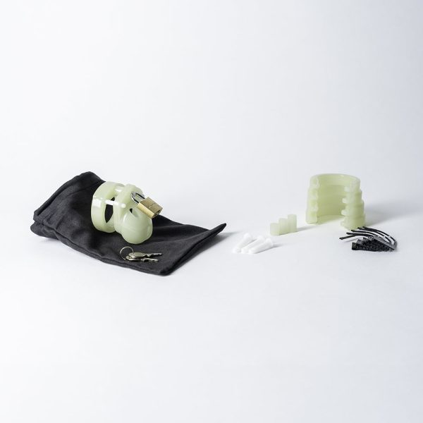 CB-X Glow-in-the-Dark Mini-Me Chastity Cage Kit - Image 5