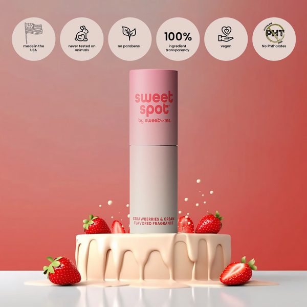 Sweetums Sweet Spot Flavored Fragrance Strawberries and Cream - Image 2