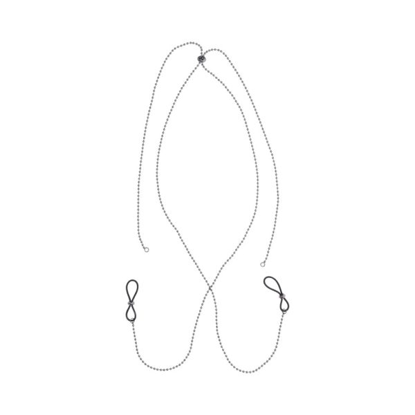 Sportsheets Sex & Mischief Ex''s & Oh''s Body Jewelry with Nipple Ties - Image 2