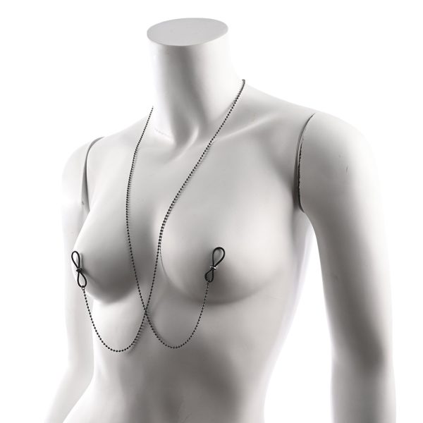 Sportsheets Sex & Mischief Ex''s & Oh''s Body Jewelry with Nipple Ties - Image 7