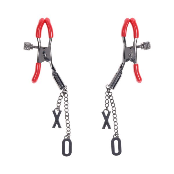 Sportsheets Sex & Mischief Ex''s & Oh''s Nipple Clamps - Image 2