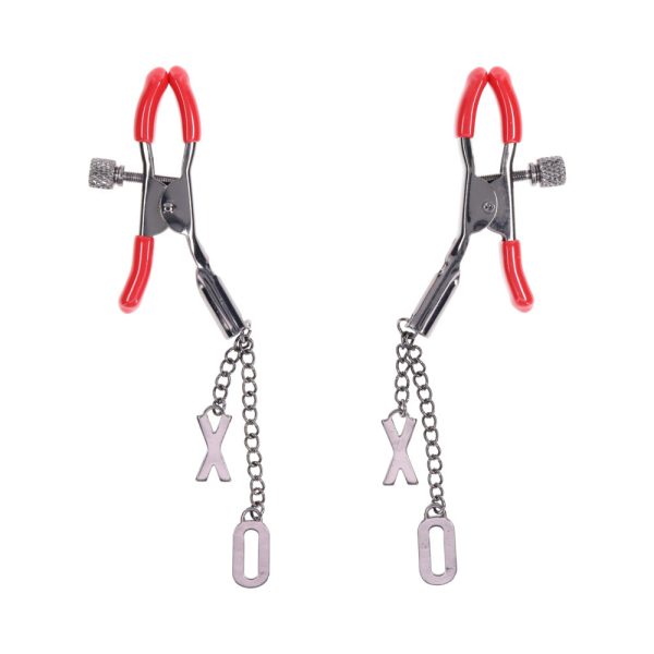 Sportsheets Sex & Mischief Ex''s & Oh''s Nipple Clamps - Image 3