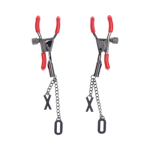 Sportsheets Sex & Mischief Ex''s & Oh''s Nipple Clamps - Image 4
