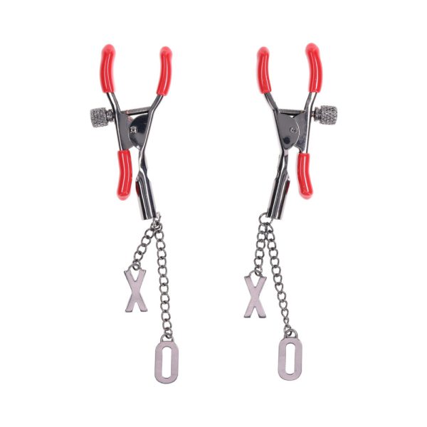Sportsheets Sex & Mischief Ex''s & Oh''s Nipple Clamps - Image 5