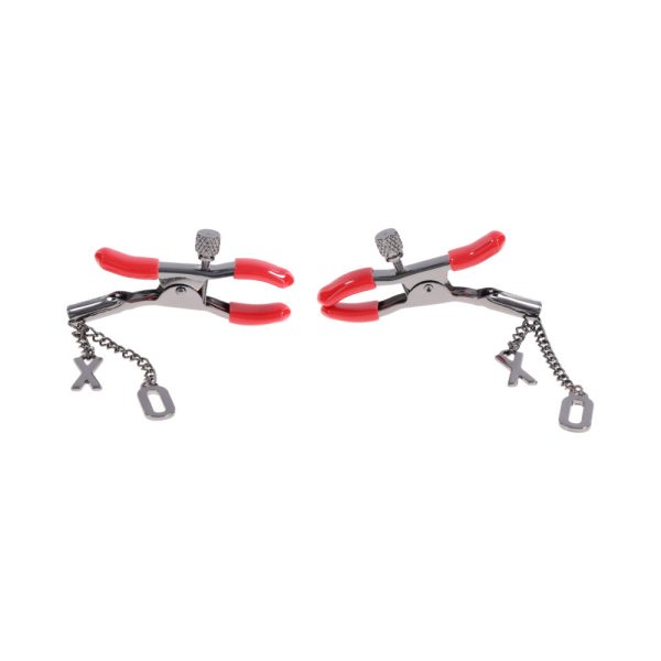 Sportsheets Sex & Mischief Ex''s & Oh''s Nipple Clamps - Image 6
