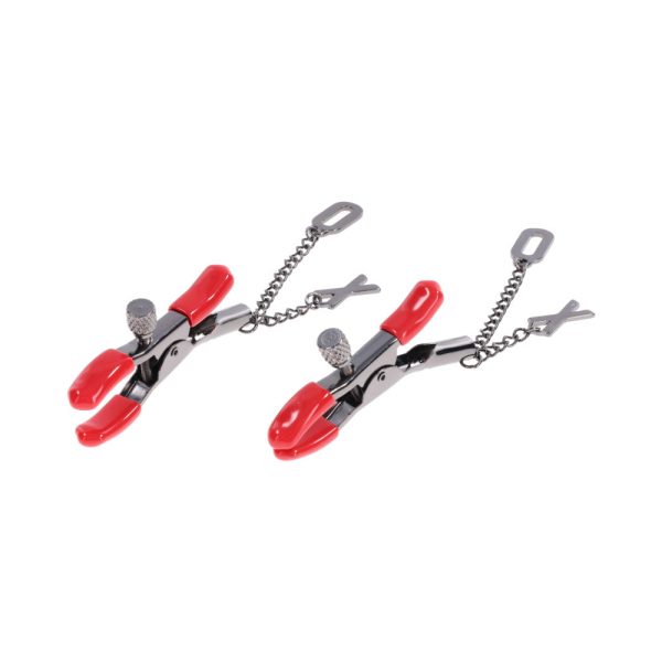 Sportsheets Sex & Mischief Ex''s & Oh''s Nipple Clamps - Image 7