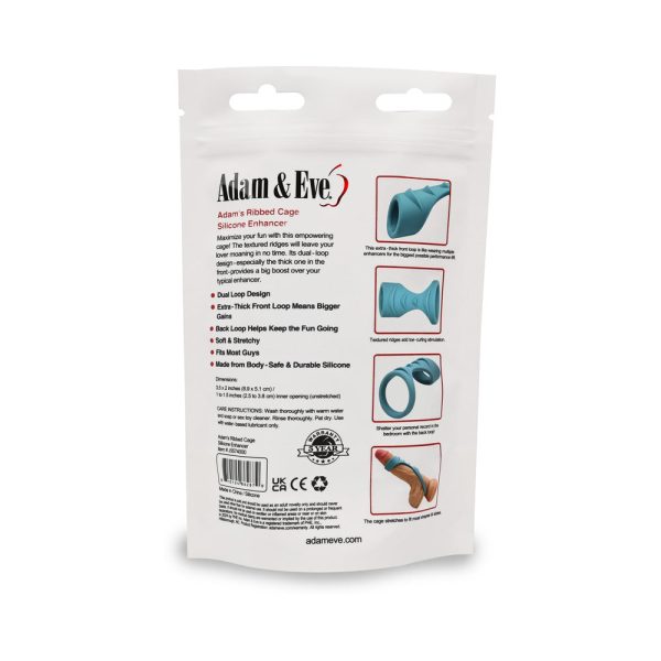 Adam & Eve Adam''s Ridged Cage (Bag Packaging) - Image 8