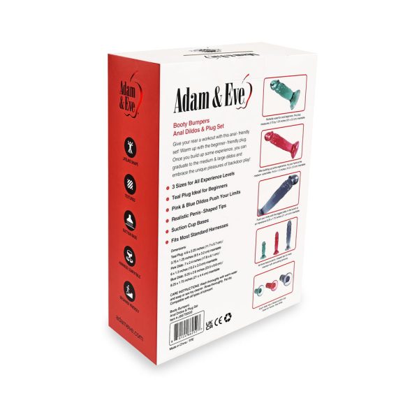 Adam & Eve Booty Bumpers Dildo & Plug Kit - Image 9