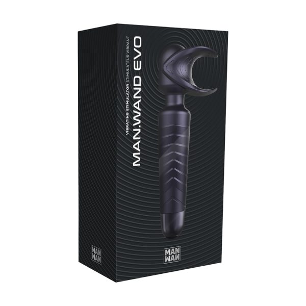 MAN WAN Man.Wand Evo 2-in-1 Frenulum Stimulator & Wand with Crescendo Black Plum - Image 8