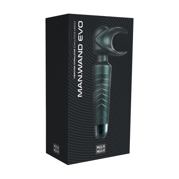 MAN WAN Man.Wand Evo 2-in-1 Frenulum Stimulator & Wand with Crescendo Pine Grey - Image 8
