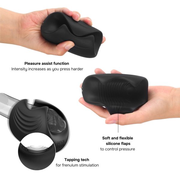 MAN WAN Sub One Tapping Stimulator Infinite Black - Image 2