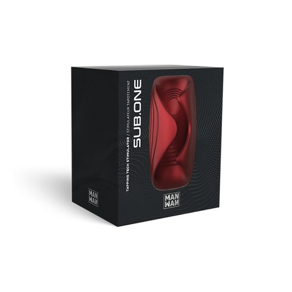 MAN WAN Sub One Tapping Stimulator Velvet Red - Image 8
