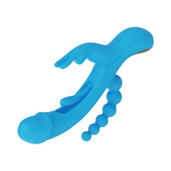 Honey Play Box Trilux Kinky Finger Rabbit Vibrator with Anal Beads Blue - Image 7
