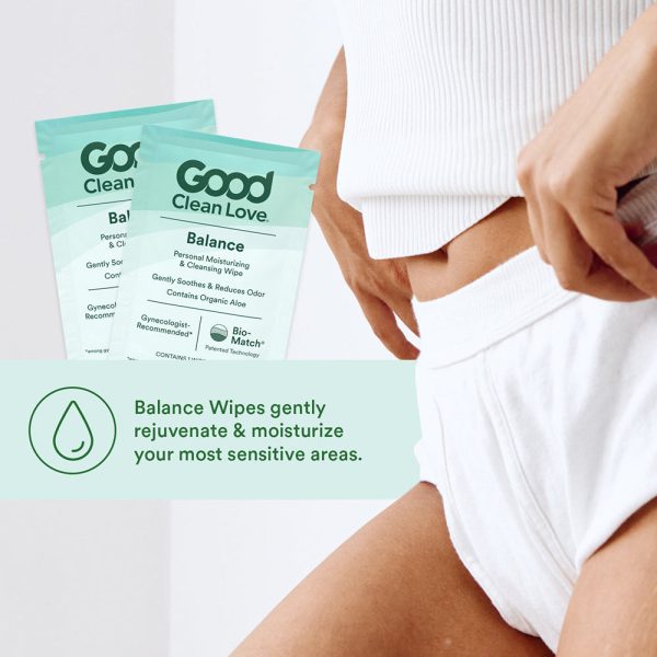 Good Clean Love Balance Personal Moisturizing & Cleansing Wipes 30 ct - Image 5