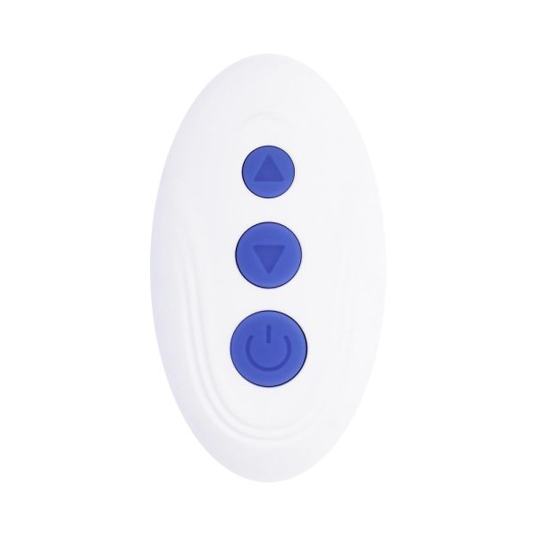 Evolved Lovebirds Rechargeable Silicone Remote-Controlled Dual-Ended Vibrator Blue - Image 9