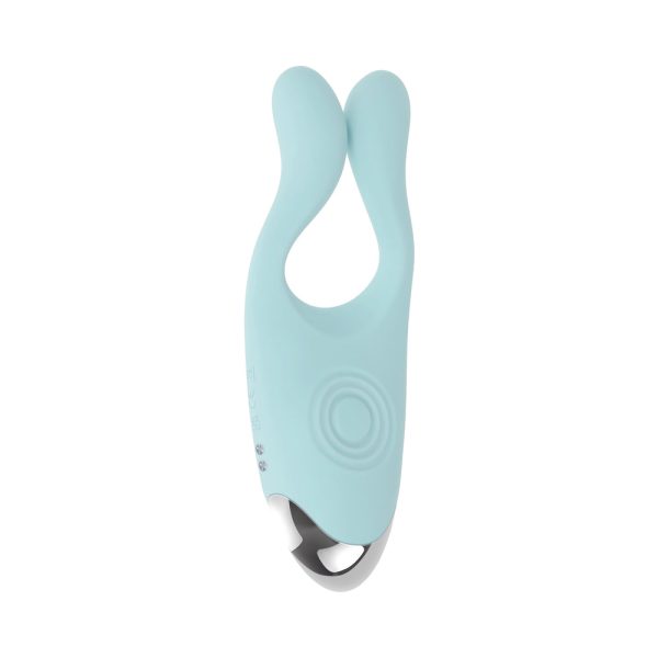 Evolved Couples Therapy Rechargeable Silicone Flexible Arm Tapping Finger Vibrator Mint - Image 3