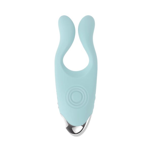 Evolved Couples Therapy Rechargeable Silicone Flexible Arm Tapping Finger Vibrator Mint - Image 4