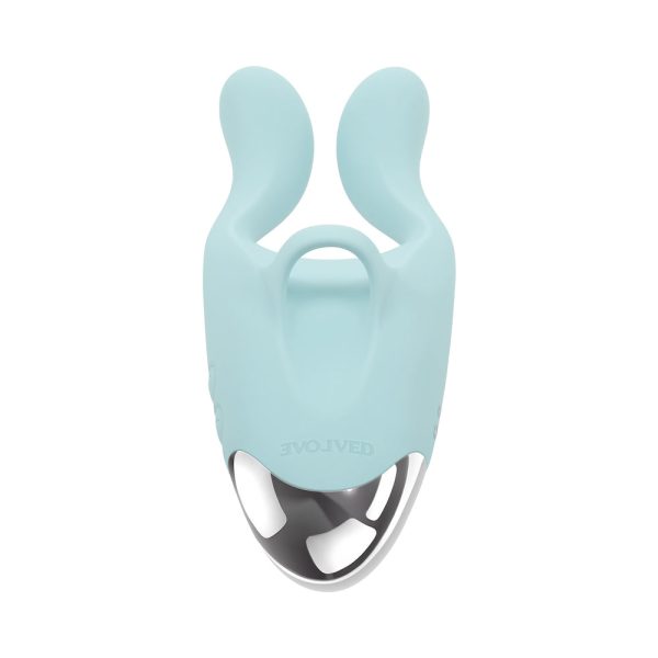 Evolved Couples Therapy Rechargeable Silicone Flexible Arm Tapping Finger Vibrator Mint - Image 9