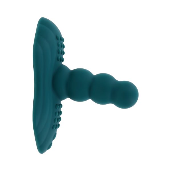 Playboy Have A Seat Rechargeable Silicone Remote-Controlled Vibrating Grind Pad Deep Teal - Image 5