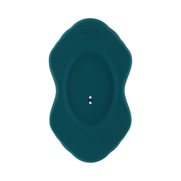 Playboy Have A Seat Rechargeable Silicone Remote-Controlled Vibrating Grind Pad Deep Teal - Image 8