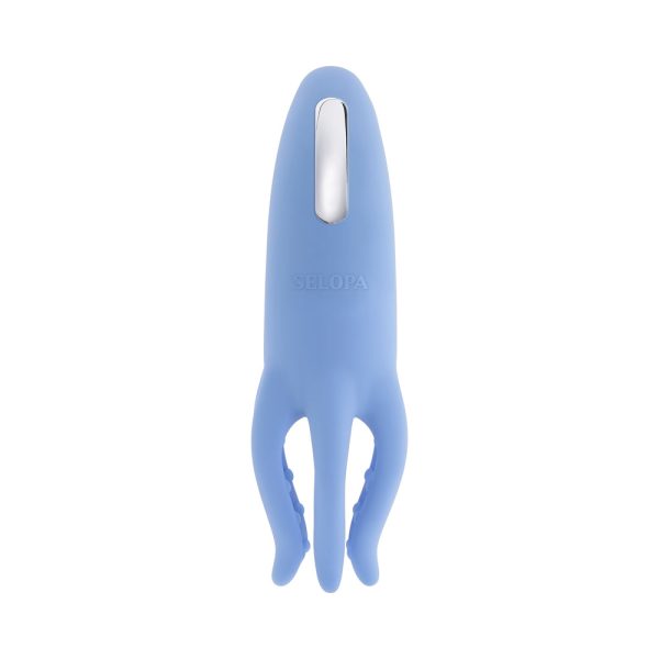 Selopa Tentacle Tickler Rechargeable Silicone Flexible Bead Vibrator Blue - Image 3