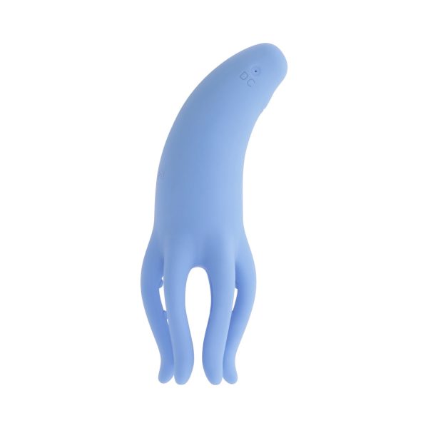 Selopa Tentacle Tickler Rechargeable Silicone Flexible Bead Vibrator Blue - Image 6