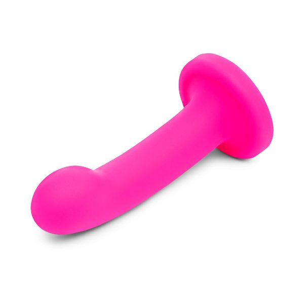 Together Pop 5 in. Silicone Dildo and Harness Set Pink - Image 7