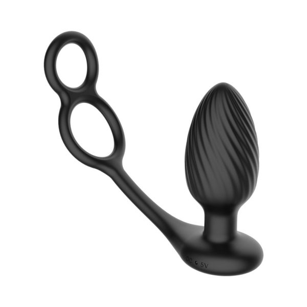 Nexus Tornado Cock and Ball Ring Rotating and Vibrating Butt Plug with Remote Control - Image 2