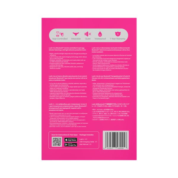 Lovense Lush 4 Bluetooth Remote-Controlled Egg Vibrator - Image 9
