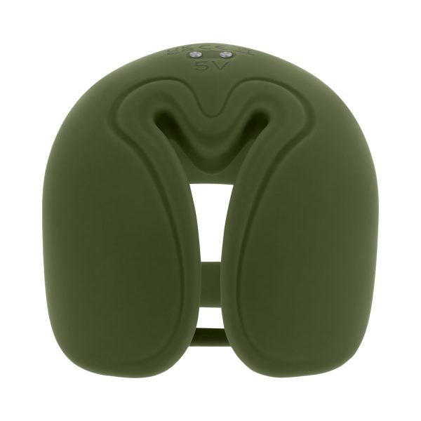 Zero Tolerance Nutty Buddy Rechargeable Cock Ring Stimulator Silicone Green - Image 6