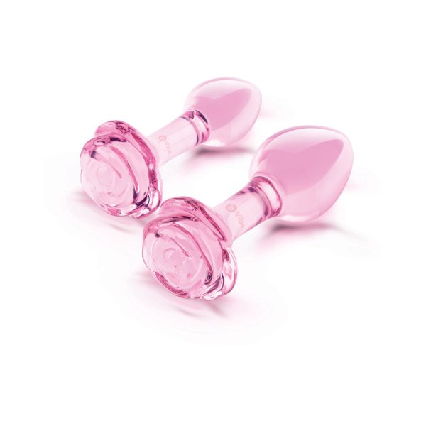 b-Vibe Pink Roses Training Plug Set - Image 3