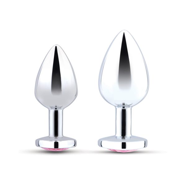 b-Vibe Jewel Metal Training Plug Set - Image 2