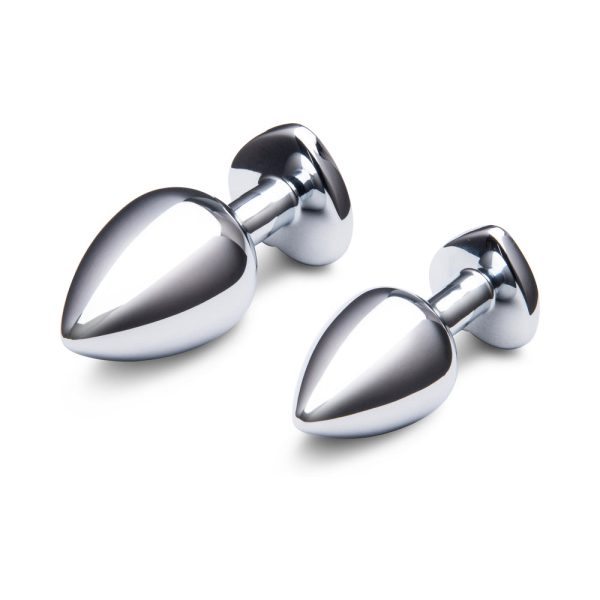 b-Vibe Jewel Metal Training Plug Set - Image 4