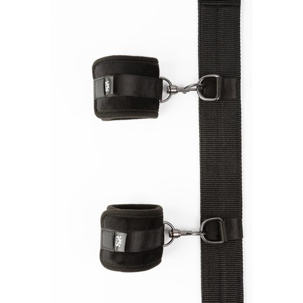SEI MIO Spread the Love Ankle Spreader Bar with Wrist Cuffs - Image 3