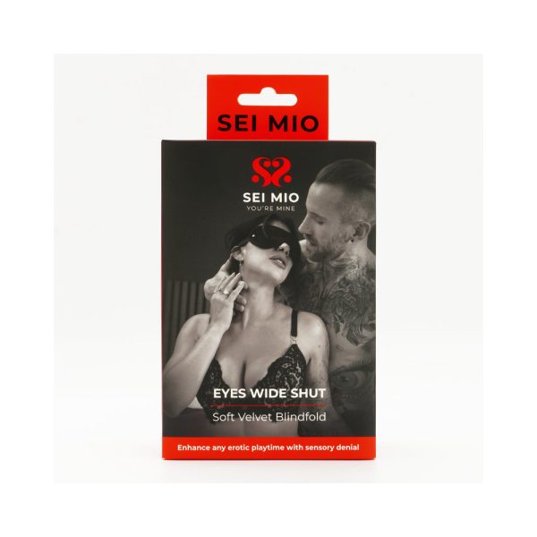SEI MIO Eyes Wide Shut Soft Velvet Blindfold - Image 6